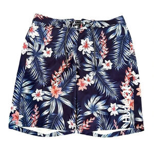 Hurley Men’s Board shorts. Swim trunks Tropical Print. Size 32 waist.